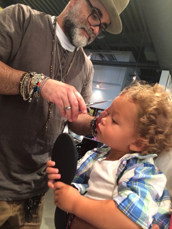 Aden's First Haircut - Tamera Mowry