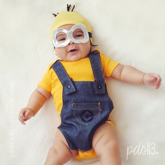 12 Cutest Baby Costumes Tameramowry Com - Diy Minion Costume Baby